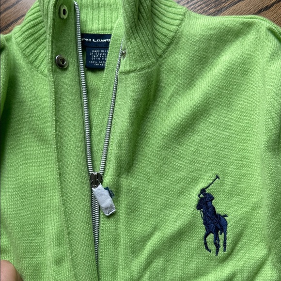 Green Polo Ralph Lauren Women's Cashmere - Picture 8 of 13